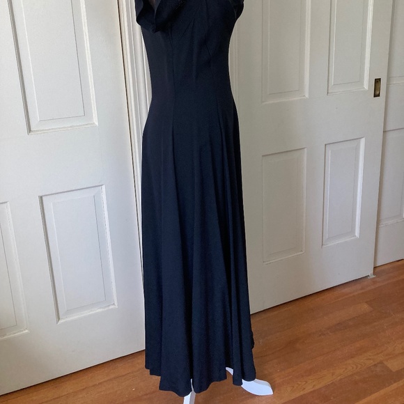 Vintage 1980's Flared Dress w Embellishments - Picture 10 of 15